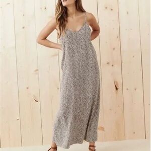 Jenni Kayne Leopard Slip Maxi Dress